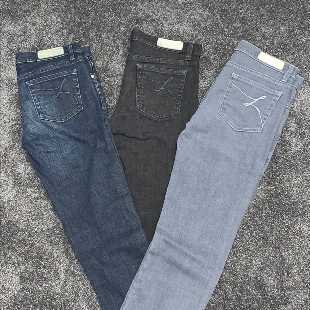 Lacoste Straight Leg Stretch Denim Jeans.